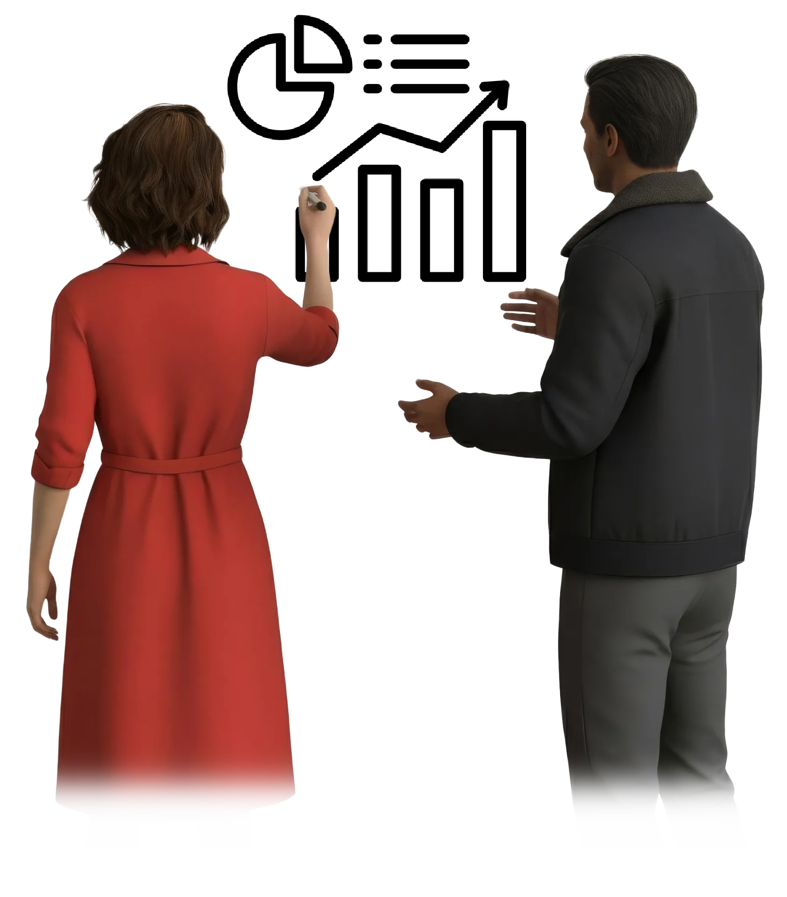 Conception d'une simulation de vente sur tableau blanc